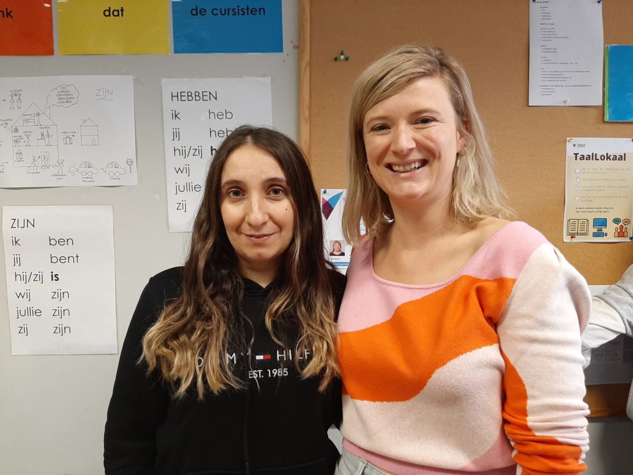 Asiye met leerkracht Lot