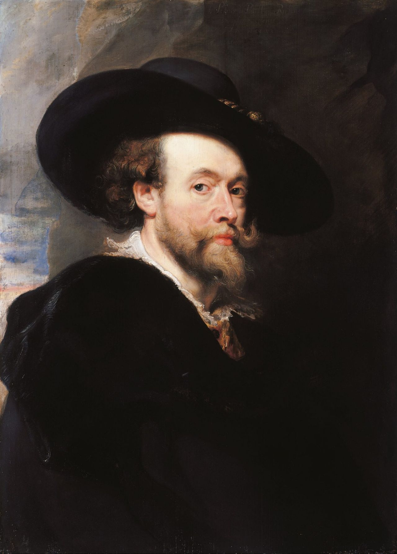 PP Rubens, schilderij 'Zelfportret van een kunstenaar'