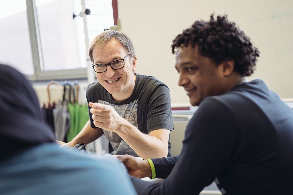 Cursisten van NT2 van CVO Vitant